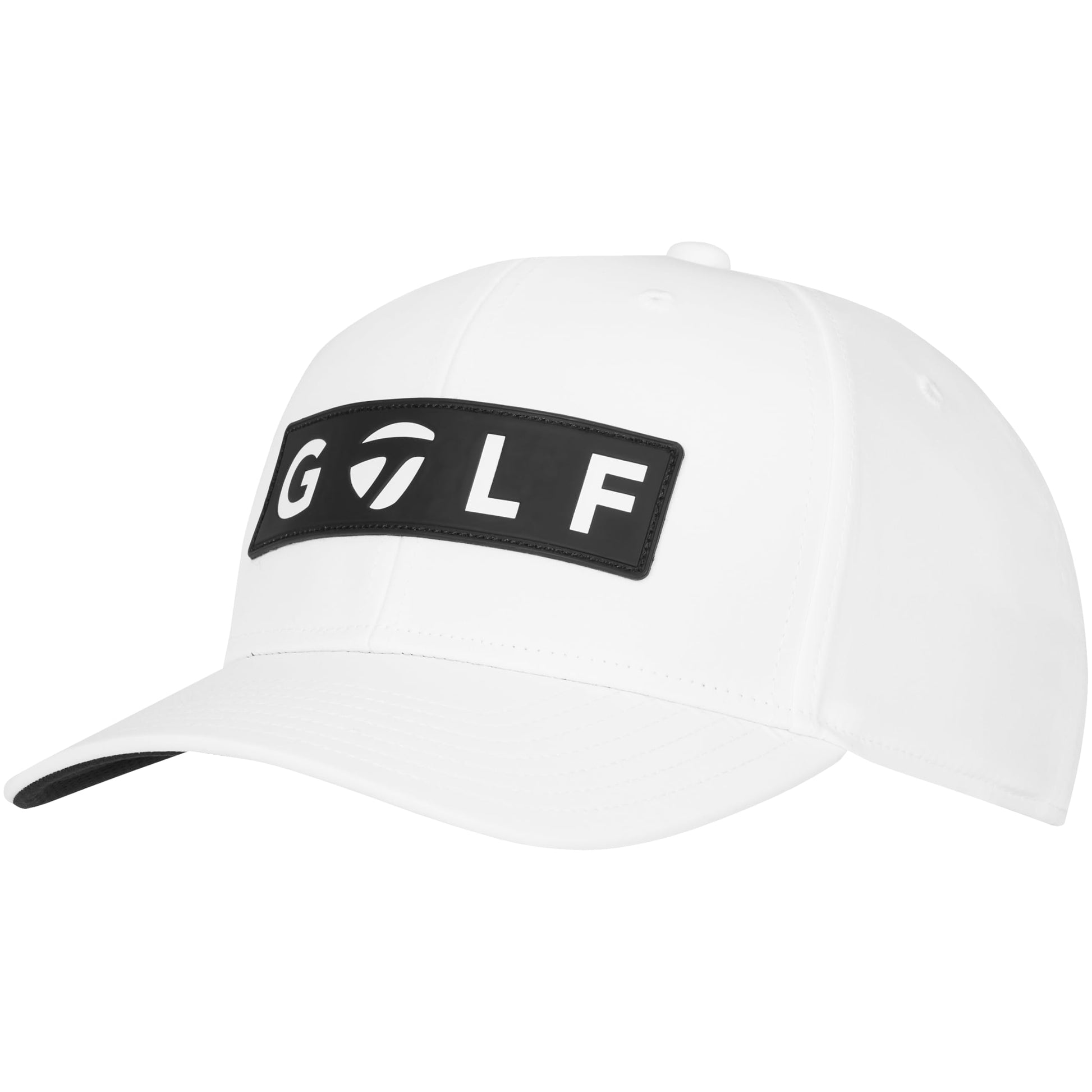 An image of a TaylorMade 2026 LS Ventura Stock Hat - White on a white background