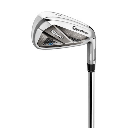 An image of a TaylorMade SIM2 Max Iron Set - Graphite on a white background
