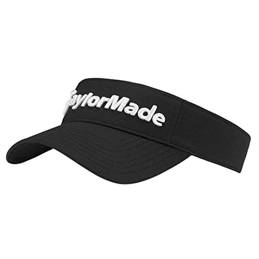 An image of a TaylorMade 2022 Radar Visor - Black on a white background