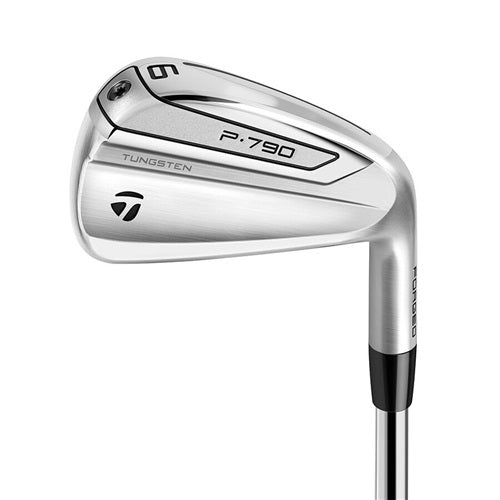 An image of a TaylorMade P790 Iron Set 2019 Model - 7-A RH - DG105 R300 on a white background