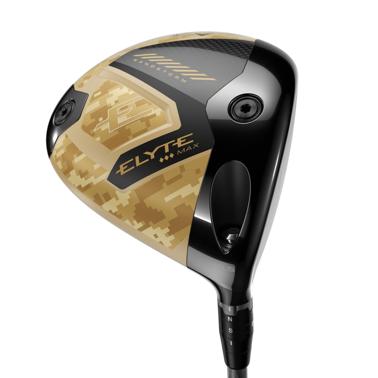 An image of a Callaway Elyte Sandstorm TD Max Driver on a white background