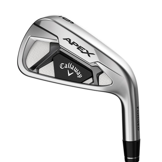 An image of a Callaway Apex 21 Iron Set - Graphite on a white background