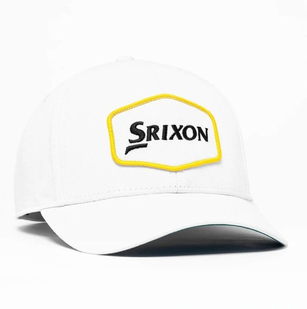 An image of a Srixon Spring Major 26 Cap - White on a white background
