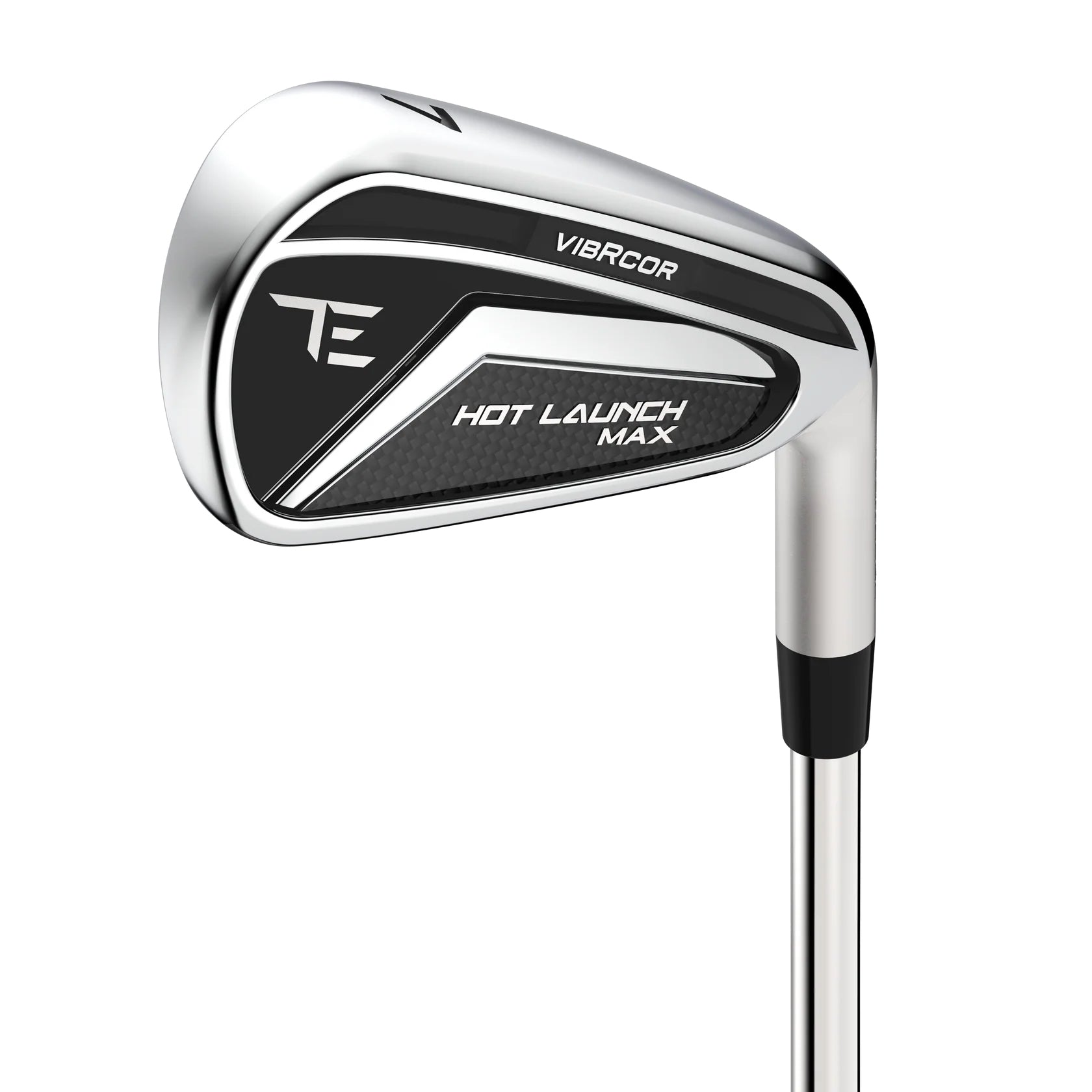 An image of a Tour Edge Hot Launch Max Individual Iron - Steel on a white background