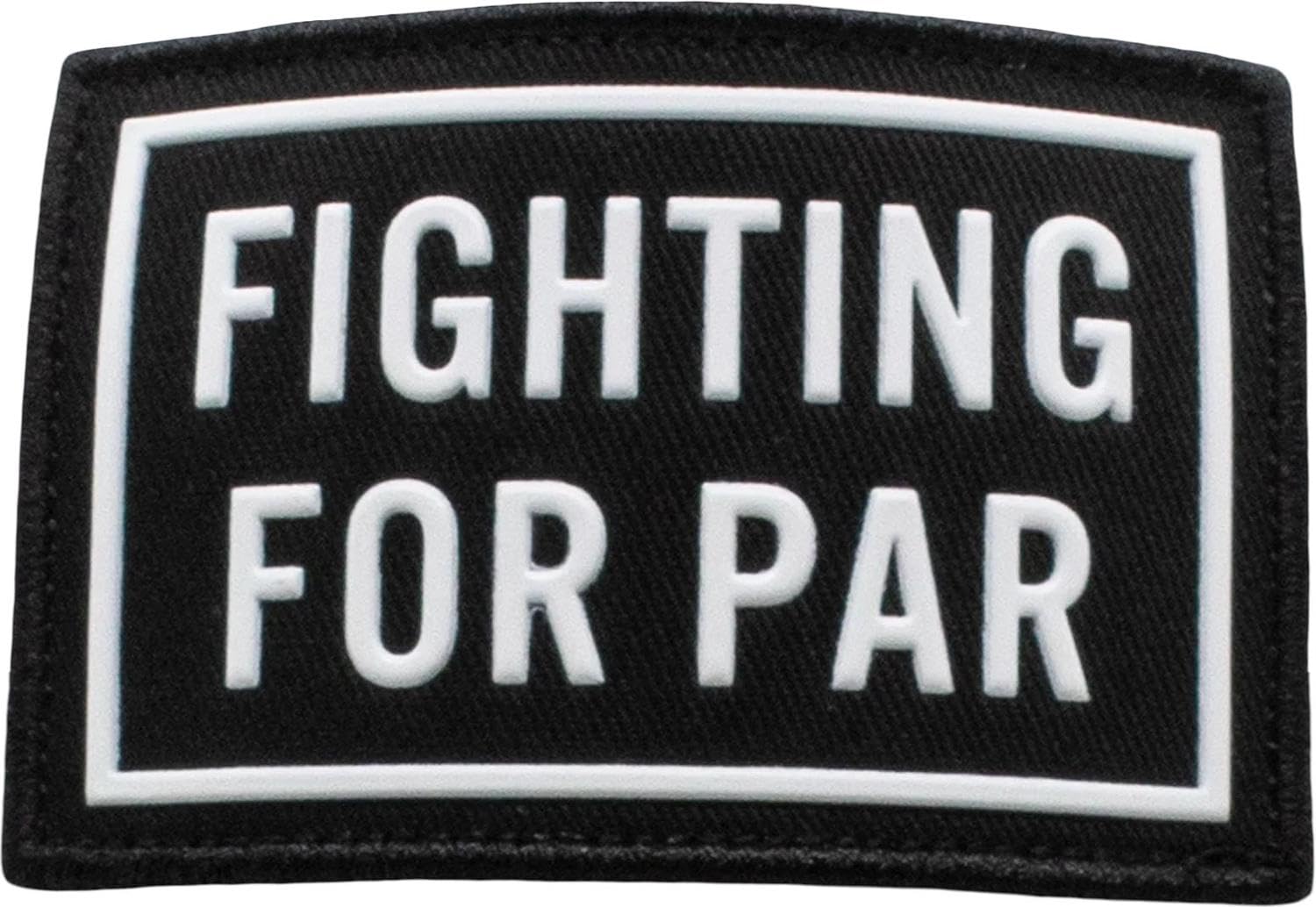 An image of a Good Good Right On Par Trucker Hat on a white background
