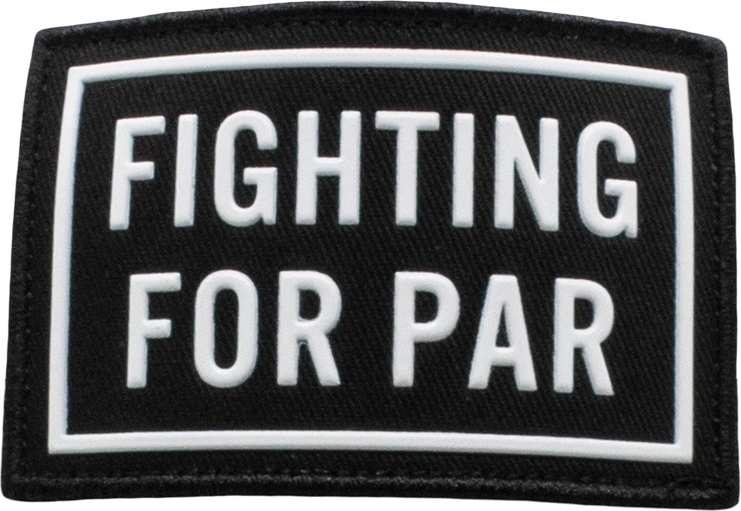 An image of a Good Good Right On Par Trucker Hat on a white background