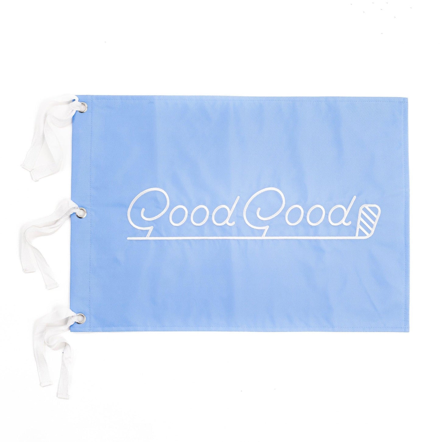 An image of a Good Good Flag on a white background