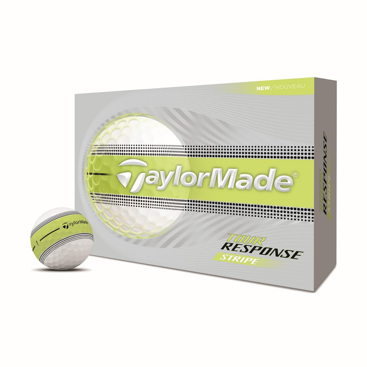 An image of aTM26  Tour Response Stripe NEONYLW GLB dz on a white background