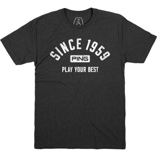 PING Throwback T-Shirt - Charcoal - XL