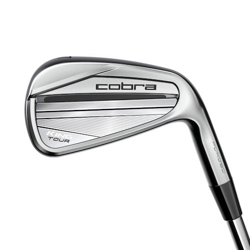 A product image of a Cobra King Tour Iron Set on a white background