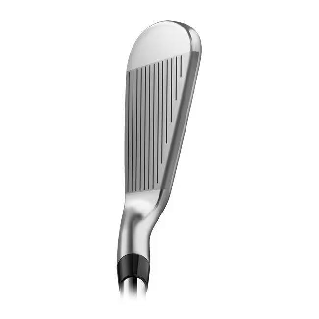 A product image of a Titleist T250 4G Iron at address on a white background