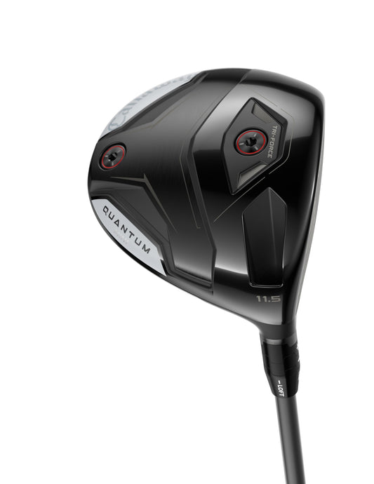 A product image of a Callaway Quantum Mini Driver on a white background
