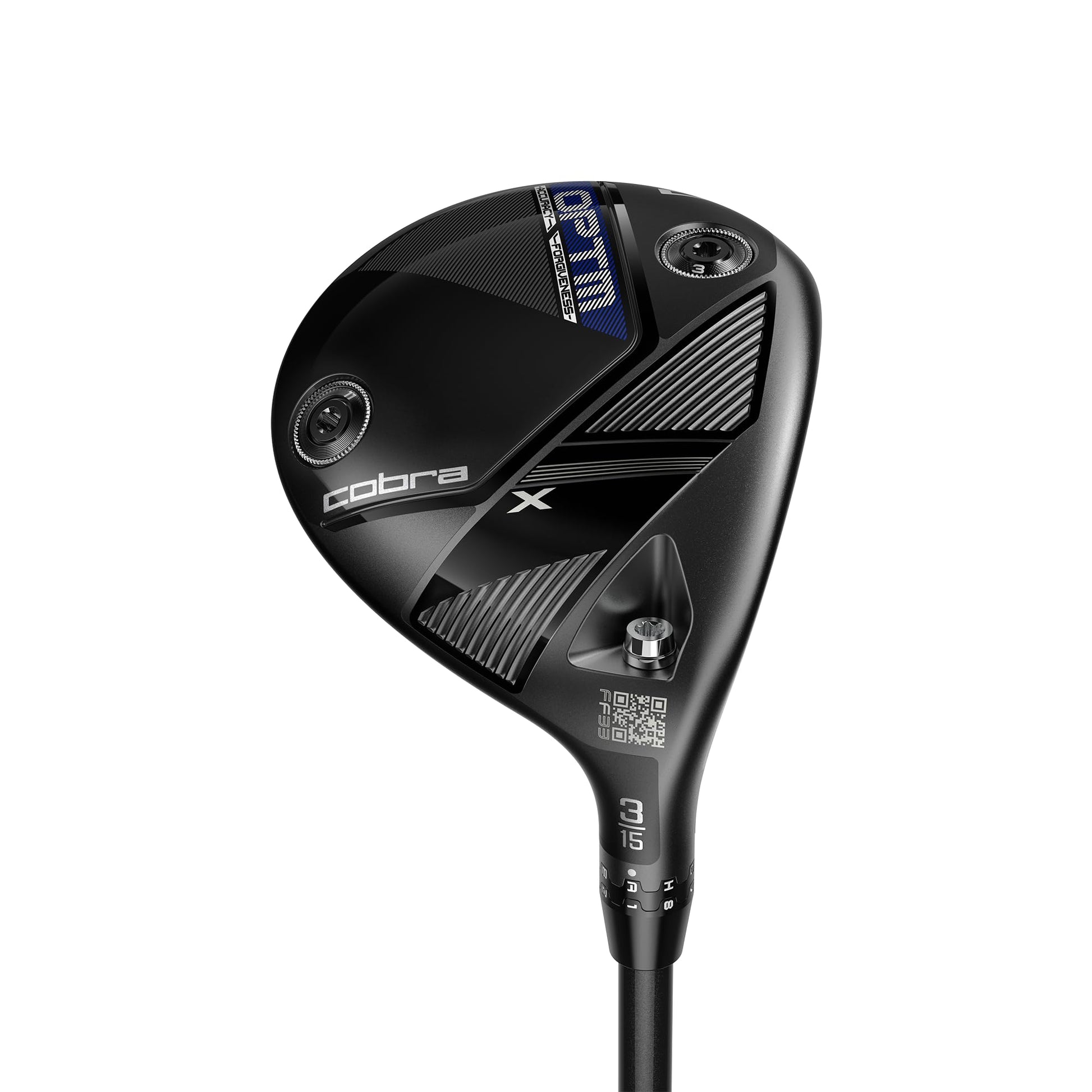 A product image of a Cobra OPTM X Fairway Wood on a white background