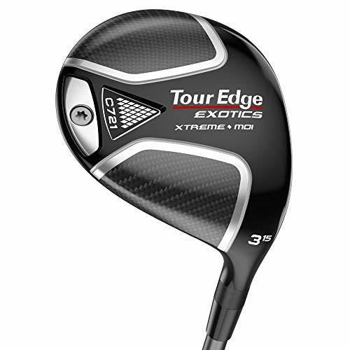 A product image of a Tour Edge Exotics C721 Fairway Wood on a white background