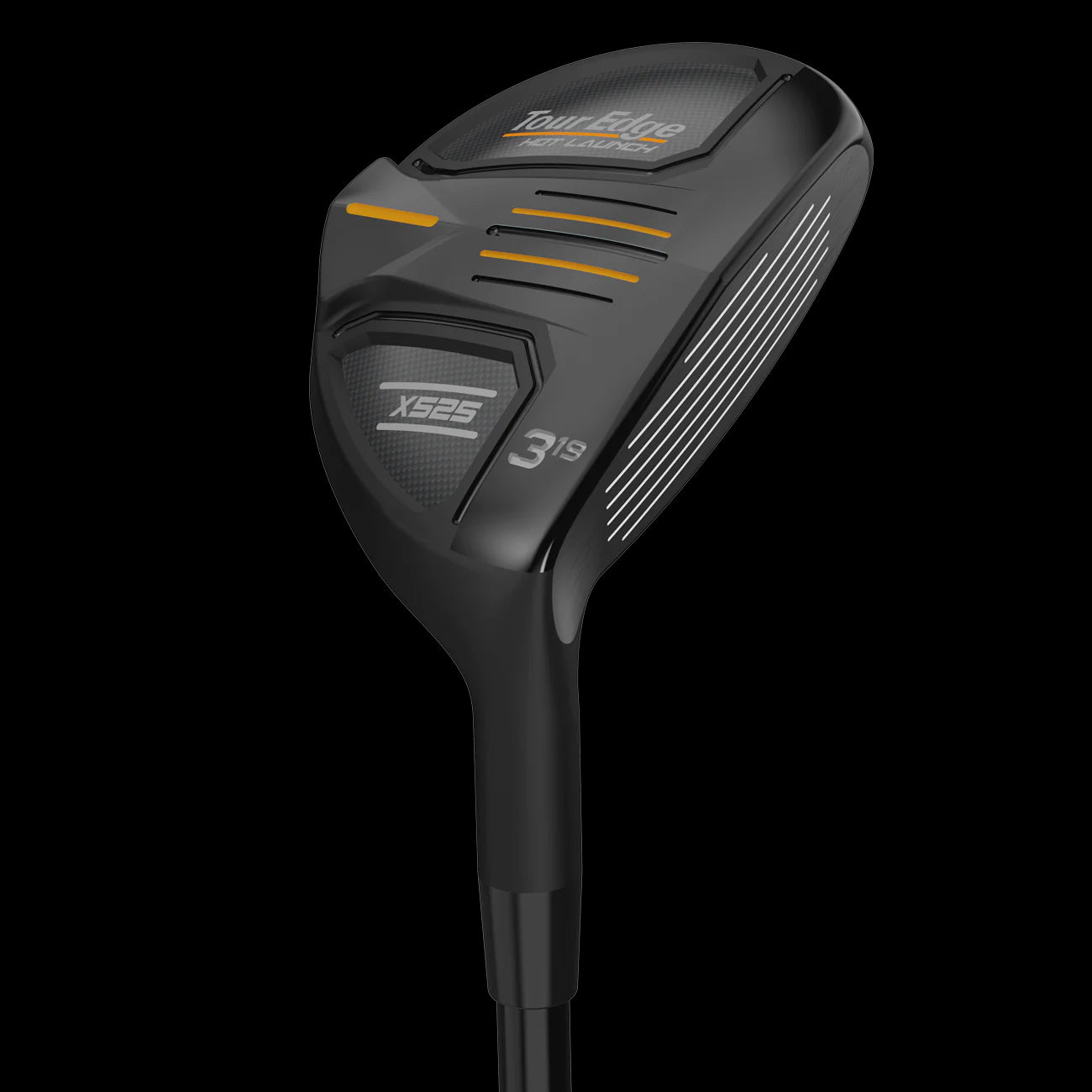 A product image of a Tour Edge Hot Launch X525 Hybrid on a white background