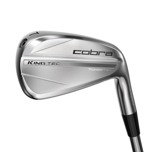 A product image of a Cobra King Tec 5 Iron Set - Steel on a white background