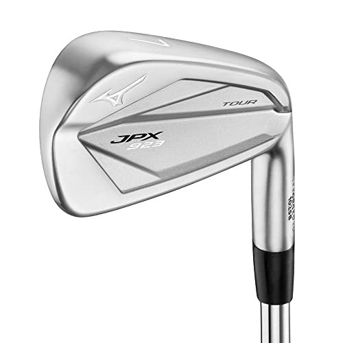 A product image of a Mizuno JPX923 Tour Iron Set - Steel on a white background
