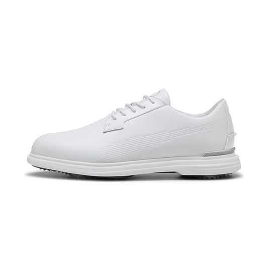 A product image of a Puma Royale Golf Shoes on a white background