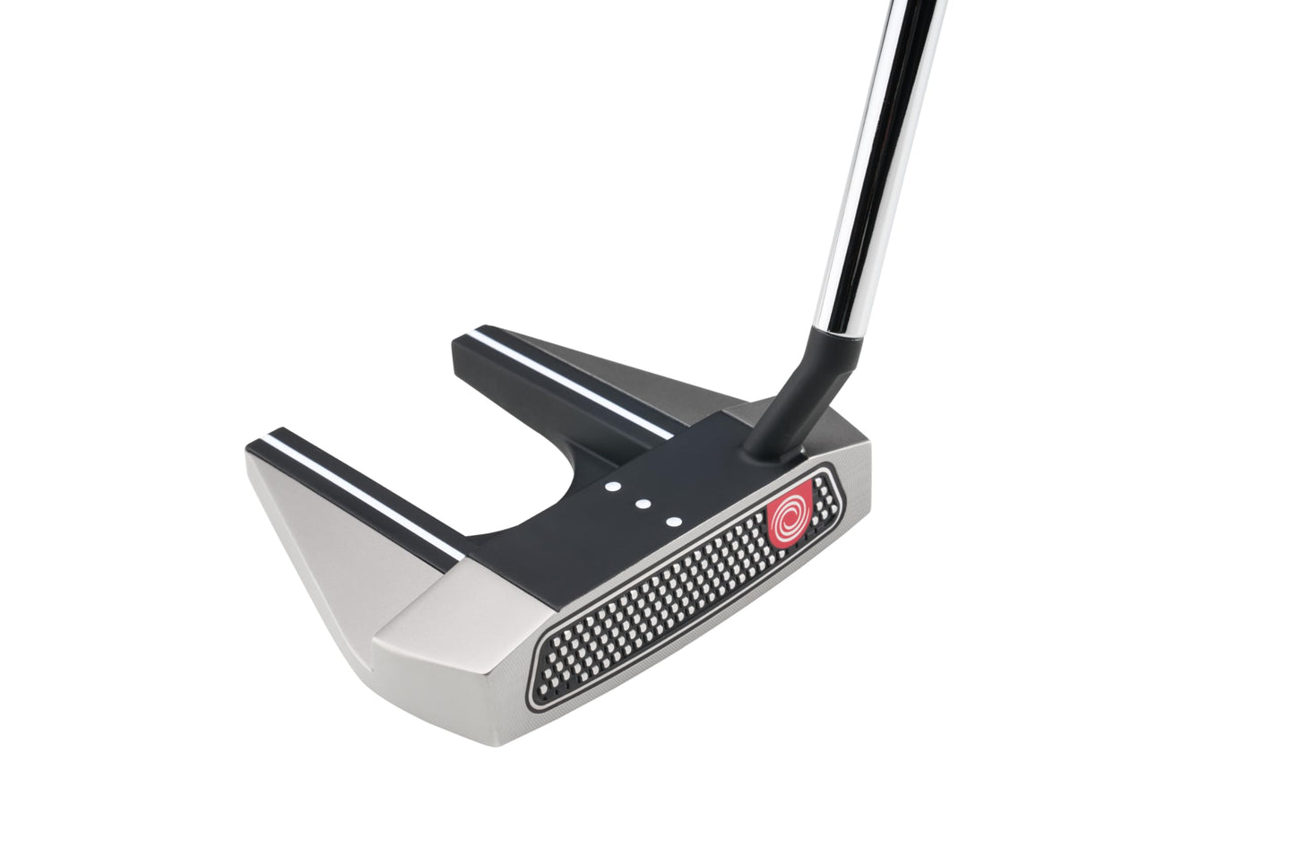 A product image of a Odyssey Microhinge Seven S Putter on a white background