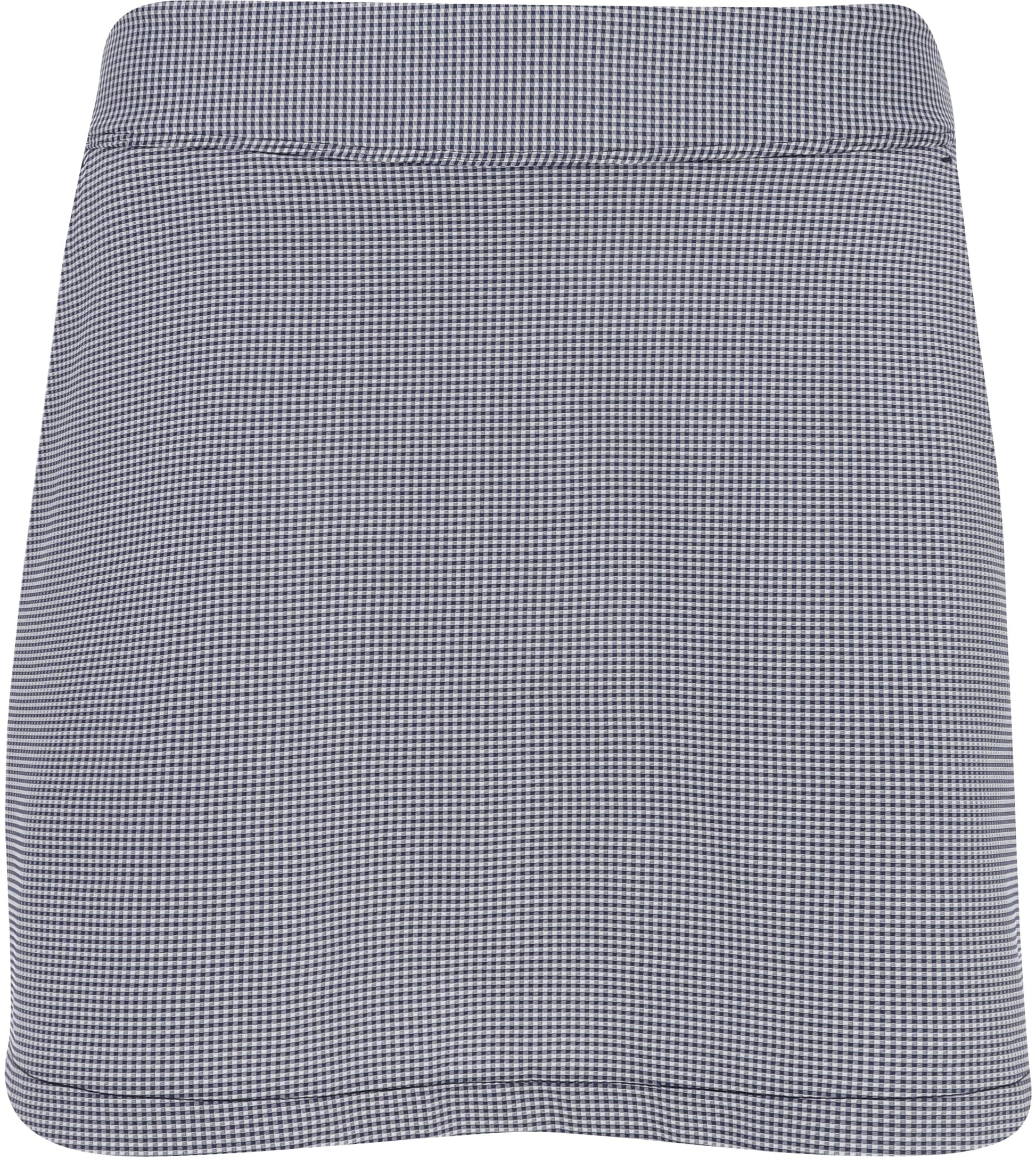 A product image of a Greg Norman Women's Gingham Pull-On Skort on a white background
