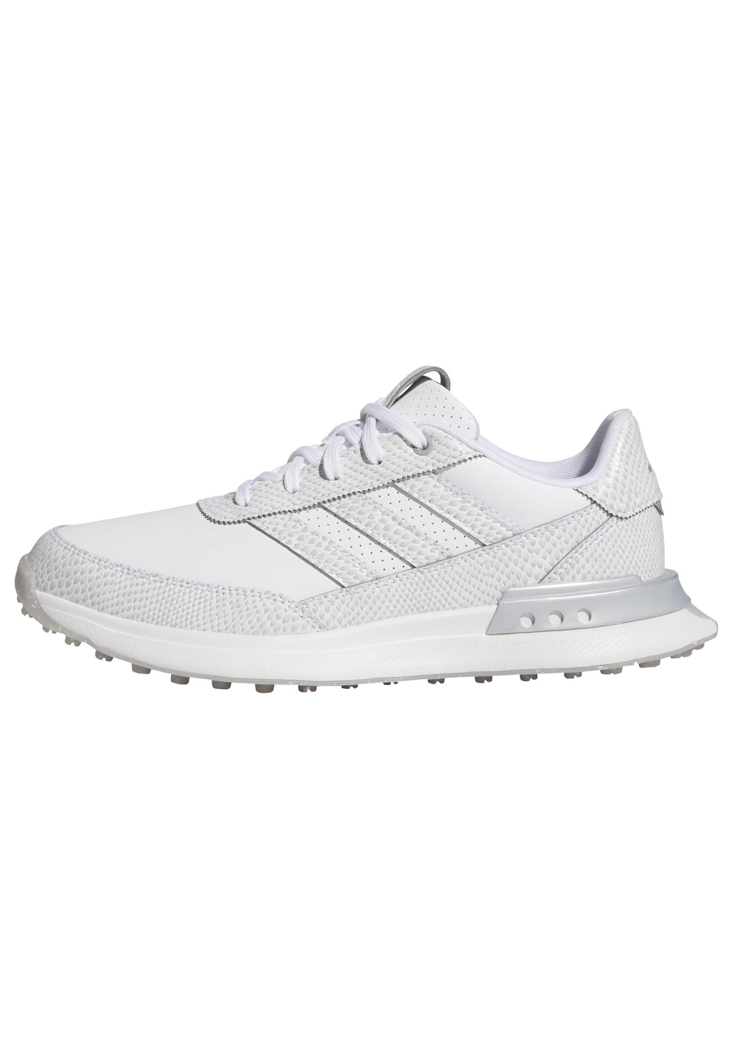 A product image of a Adidas Women's S2G 2025 Leather Golf Shoes on a white background