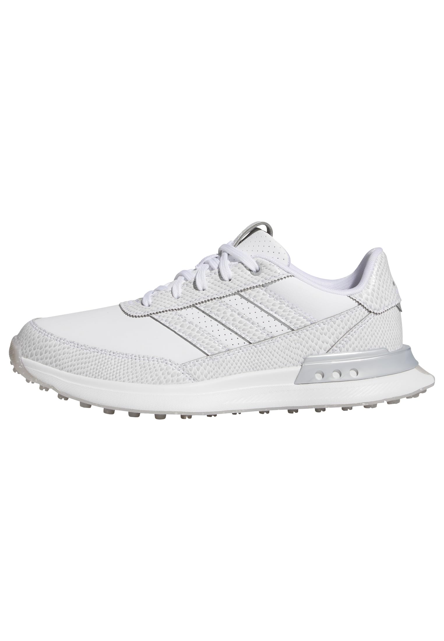 A product image of a Adidas Women's S2G 2025 Leather Golf Shoes on a white background