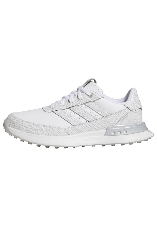 A product image of a Adidas Women's S2G 2025 Leather Golf Shoes on a white background