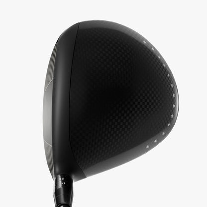 A product image of a Callaway Quantum TD Max USA 250 Driver at address on a white background
