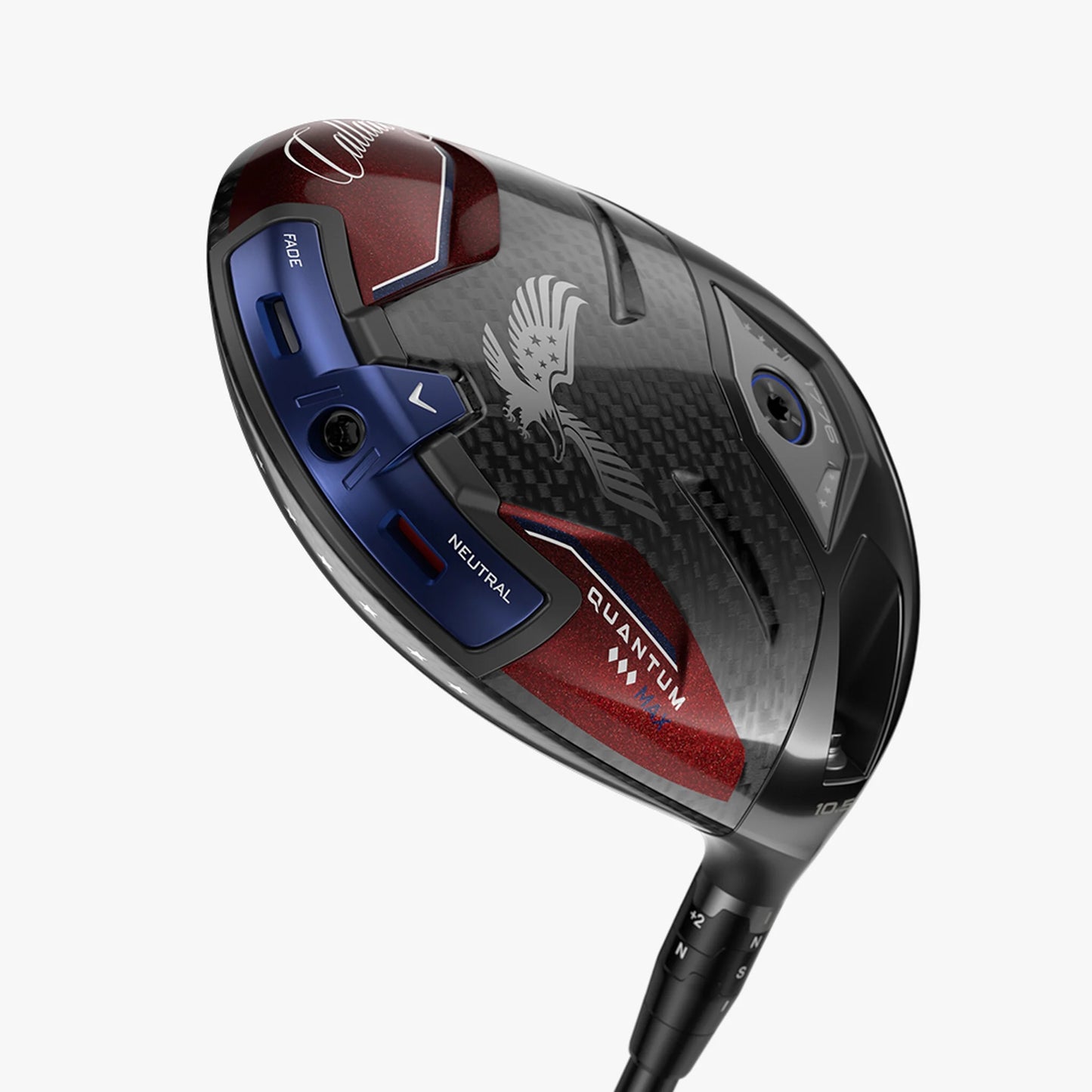A product image of a Callaway Quantum TD Max USA 250 Driver on a white background