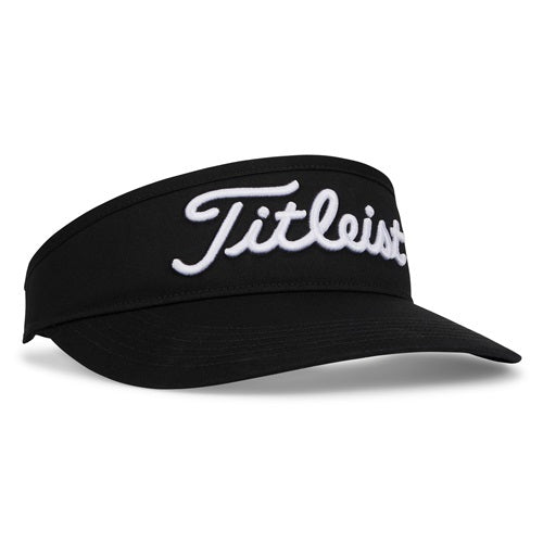 A product image of a Titleist Players Classic Visor on a white background