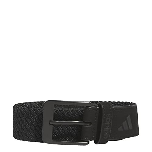 A product image of a Adidas Braid STR Belt on a white background