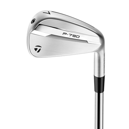 A product image of a TaylorMade P790 2025 Iron Set - Steel on a white background