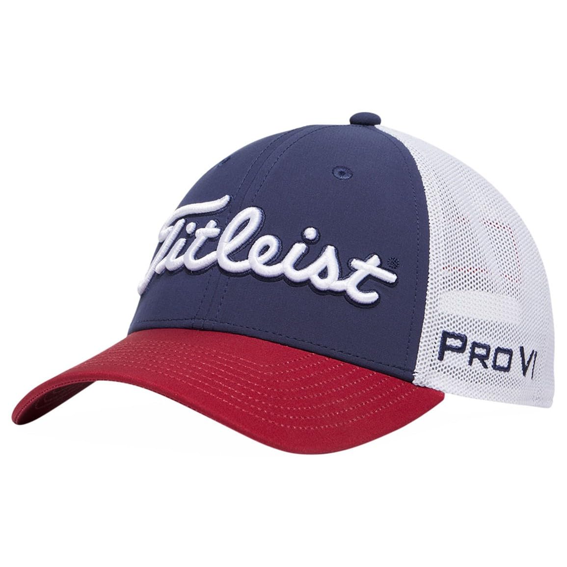 A product image of a Titleist Tour Performance Mesh Hat on a white background
