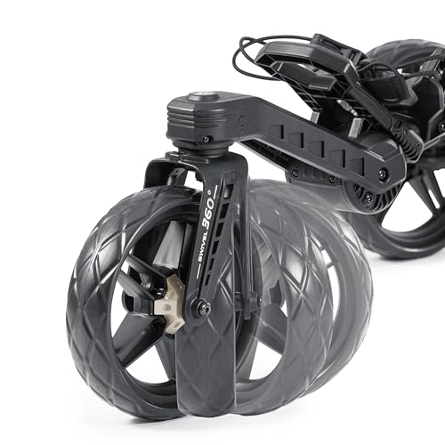 Bag Boy Nitron Swivel Push Cart - White/Black