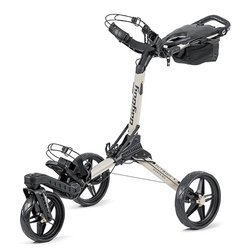 Bag Boy Nitron Swivel Push Cart - Sand/Black