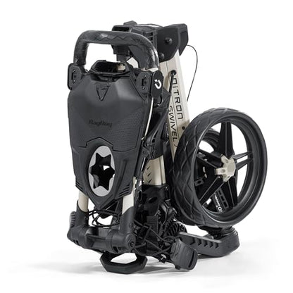 Bag Boy Nitron Swivel Push Cart - Sand/Black