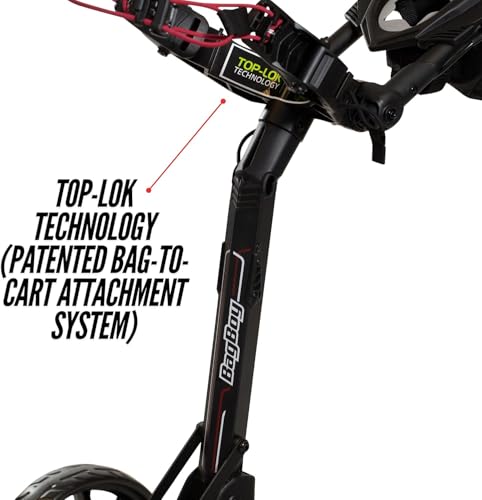 Bag Boy Nitron Push Cart Bundle - Graphite/Charcoal