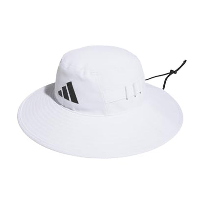 Adidas Golf Wide Brim Hat - White - L/XL