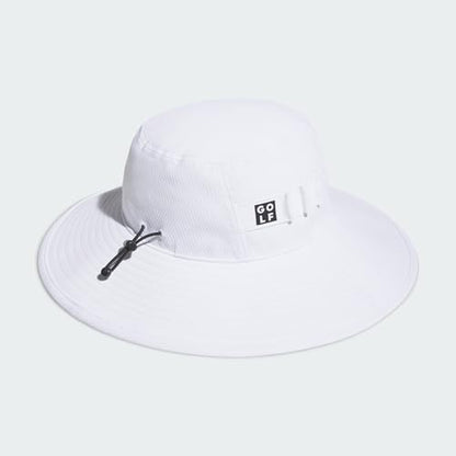 Adidas Golf Wide Brim Hat - White - L/XL
