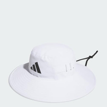 Adidas Golf Wide Brim Hat - White - L/XL