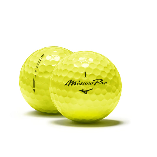 Mizuno Pro S Golf Balls - Dozen - Optic Yellow