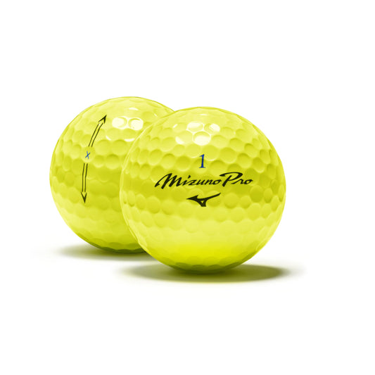 Mizuno Pro X Golf Balls - Dozen - Optic Yellow