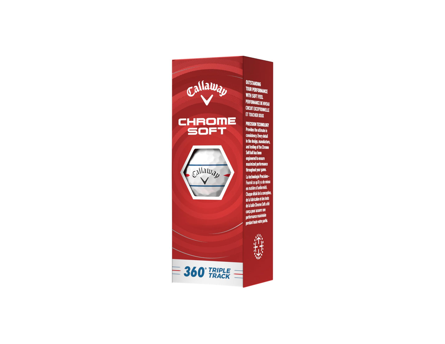 Callaway 2026 Chrome Soft 360 Triple Track Golf Balls - Dozen