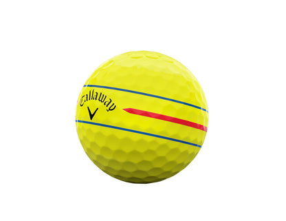 Callaway 2026 Chrome Soft 360 Triple Track Golf Balls - Dozen - Yellow