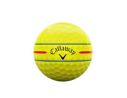 Callaway 2026 Chrome Soft 360 Triple Track Golf Balls - Dozen - Yellow