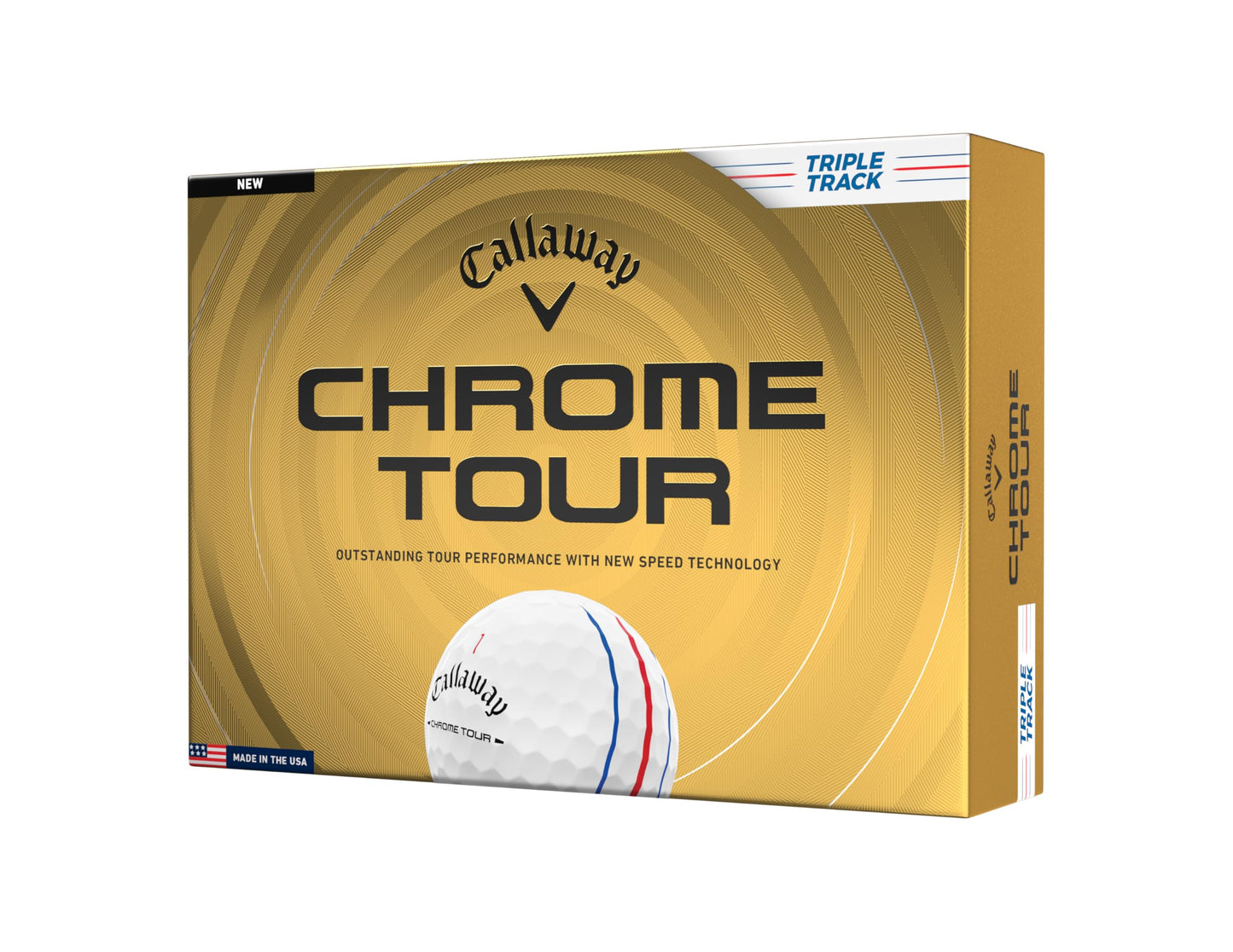Callaway 2026 Chrome Tour Triple Track Golf Balls - Dozen