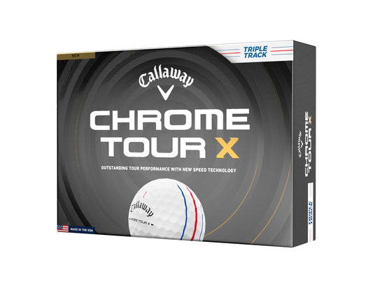 Callaway 2026 Chrome Tour X Triple Track Golf Balls - Dozen