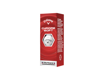 Callaway 2026 Chrome Soft True Track Golf Balls - Dozen - Blue/Red
