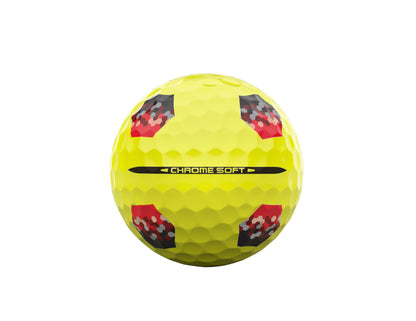 Callaway 2026 Chrome Soft True Track Golf Balls - Dozen - Yellow