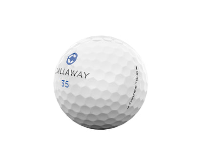 Callaway 2026 Chrome Tour Retro Golf Balls - Dozen